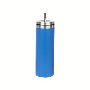 แก้วน้ำแบบพกพาสองชั้น ขนาด 600 มล. พร้อมหลอดเกลียวตรง - Product Image 5