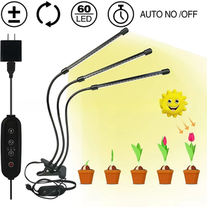 Lámpara LED de Cultivo <span class=keywords><strong>para</strong></span> Plantas de Interior con 3 Cabezas, Control Remoto, Cuello de Cisne de <span class=keywords><strong>15</strong></span> Pulgadas, Regulable, Temporizador, Lámpara con Clip <span class=keywords><strong>para</strong></span> <span class=keywords><strong>Suculentas</strong></span>, Venta al por Mayor - Product Image 6