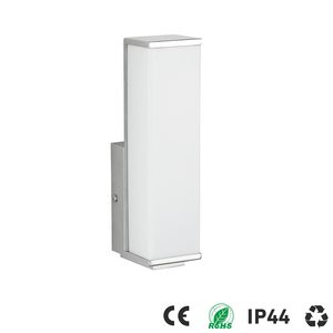 COMBO Modern Wall Lamp LED Stainless Steel <b>White</b> Rectangular <b>Shade</b> 3500K Warm <b>White</b> AC 220V Wall-Mounted Living Room <b>Light</b> - Product Image 2