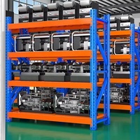 Étagère industrielle résistante de support de stockage de longue portée d'acier inoxydable type sélectif de faisceau empilant des supports