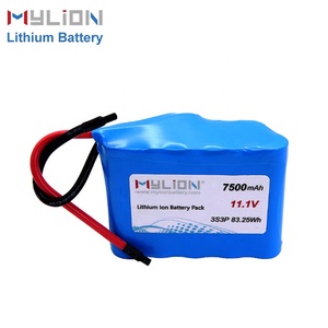 Mylion 11.1V 7500mAh 3S3P 18650 Lithium Ion <b>Battery</b> Pack 83.25Wh Rechargeable CE/FCC Certified for Devices - Product Image 1