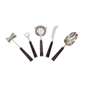 Juego de Herramientas de Bar de Lujo MIINOX WARES SRA-3003, Acero Inoxidable con Acabado de Resina Pulida, Diseño Ecológico, Empaque Personalizado - Product Image 1