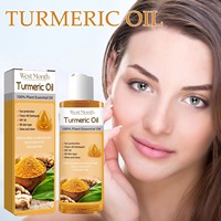 Huile Essentielle Pure de Curcuma West Month, Pressée à Froid, Protection Solaire SPF 50, Éclaircissante, Élimination des Taches Brunes, Éclat Lumineux