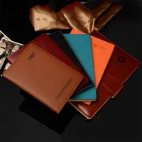Libreta de Tapa Dura con Costuras de Tela y Cuero PU, Personalizable con Logotipo, Tamaños A5/A6/B5/A4, para Regalo Corporativo, de Oficina o Empresarial