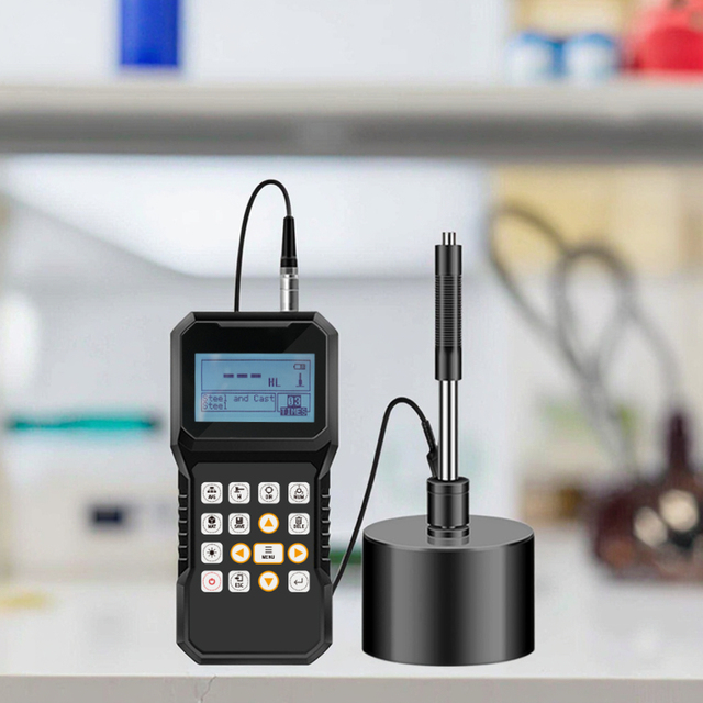 BRK Portable Leeb Hardness Tester 5HLD Accuracy Metal Stainless Steel Copper Aluminum 1 Year Warranty IP65 Protection HL HV HB