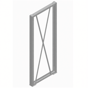 โครงยึดข้าง Fami รุ่น 1300X3010 H สี Ral7000 โครงสร้างเหล็ก - Product Image 3