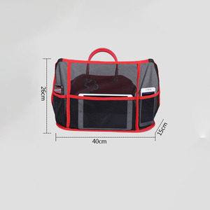 Netz-Autositz-Organizer für Zwischen den Sitzen Große Kapazität Handtaschenhalter Auto-Innenraum Netz-Tasche Aufbewahrungstasche mit Handyfach - Product Image 4