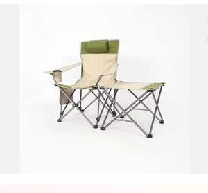 كرسي أكسفورد قابل للطي عالي الجودة وعصري مع سطح طاولة ومسند ظهر قابل للتعديل، مناسب للاستخدام في التخييم والشاطئ والحديقة - Product Image 6