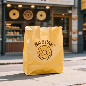 Bolsas de Papel Kraft SOS Marrones al por Mayor, Bolsas SOS con Revestimiento Antigrasa para Envasado de Alimentos para Llevar - Product Image 3