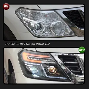 ชุดอัพเกรดไฟหน้า LED 12V 6000K สำหรับรถยนต์ Patrol Y62 ปี 2012-2019 พร้อมไฟ DRL และไฟเลี้ยวแบบไดนามิก รุ่นใหม่ - Product Image 3