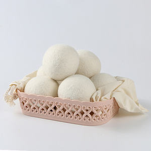 Boules de laine réutilisables, 6xl pack, 4,5 pièces, autocollants et feuilles de sèche-tissu, remplacement des rides et de protection statique, non parfumées - Product Image 2