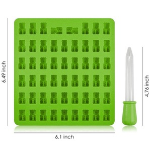 Del fondente del silicone stampi <span class=keywords><strong>decorazione</strong></span> di una <span class=keywords><strong>torta</strong></span> 3D mini cura teddy bear <span class=keywords><strong>torta</strong></span> a forma di pan con il tubo - Product Image 5