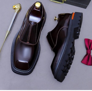 Chaussures en cuir de qualité professionnelle, confortables, antidérapantes, respirantes, style décontracté pour hommes. - Product Image 2