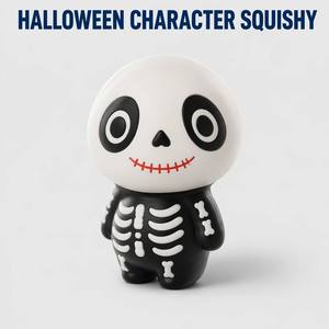 Giocattolo Squishy di Halloween da 8 cm all'ingrosso, in schiuma PU a lento ritorno, antistress, a forma di zucca, fantasma, pipistrello, per bambini e <span class=keywords><strong>adulti</strong></span>, OEM - Product Image 2