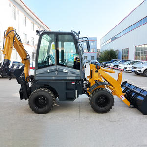 Бесплатная доставка, цена от производителя в Китае: мини-экскаватор-погрузчик 4x4, трактор, обратная лопата, в продаже - Product Image 3