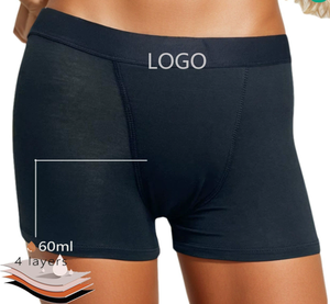 Ropa Interior Menstrual para Mujer, de Bambú Orgánico OEKO, 60 ml, Alta Elasticidad, Tallas S-2XL, Sin Costuras, 4 Capas, a Prueba de Fugas, Transpirable, Flujo Abundante - Product Image 2