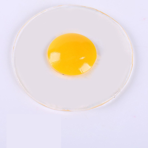 Juguete Realista de Huevo Frito, Juguete Antiestrés de Yema de Huevo, Juguete Blandito y Elástico de TPR para Adultos y Niños - Product Image 5