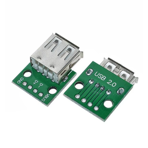 Adaptador USB 2.0 Hembra a DIP de 4 Pines para Inserción Directa, Placa Soldada para Cable de Datos y Alimentación de Teléfono Móvil - Product Image 1