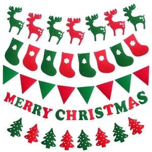 Moderna Decoración Navideña de Fieltro para Pared, Manualidades, Regalo, Decoración Colgante para Mesa, Accesorio Decorativo - Product Image 3