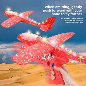 Pistola de avión de plástico ligero para exteriores para niños para <span class=keywords><strong>Amazon</strong></span>, pistola de juguete lanzadora manual de eyección de balas de espuma - Product Image 2