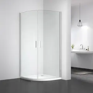 Enceinte de douche Pivot sans cadre Exceed 2024 Corner Quadrant Enceinte de douche de salle de bain simple