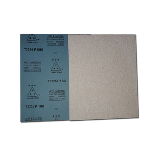 <span class=keywords><strong>Papier</strong></span> abrasif sec rectangulaire Samsung bleu, dureté moyenne, pour le travail du bois, les surfaces murales et le polissage des métaux - Product Image 1