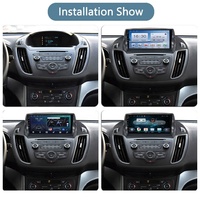 Radio Android para Auto Ford Kuga Escape 2013-2016, Reproductor de Video, Navegación 2 Din, Compatible con Carplay y Bluetooth