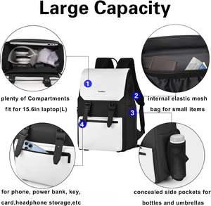 Free Sample Custom Logo Men's Classic Black PU Leather <b>Golf</b> Cart <b>Bag</b> with Waterproof Disc Holder Elegant Classics <b>Golf</b> - Product Image 5