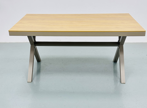 Modern Outdoor <b>Garden</b> Furniture Dining <b>Table</b> (Plastic/Wooden Patio <b>Table</b> and Chairs) - Product Image 3