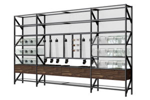 Estantes de Acero Laminado en Frío de Alta Calidad para Supermercados, Estructura Reforzada, Unidad de Exhibición de Doble Cara Tipo Isla para Grandes Minoristas - Product Image 2