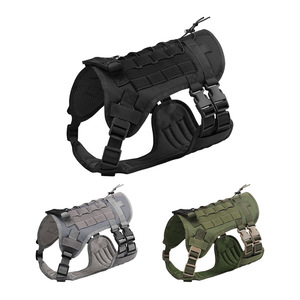 Nuovo arrivo Oxford regolabile cane imbracatura tattica a prova di esplosione petto protezione per la schiena canotta addestramento escursionismo salvataggio - Product Image 2