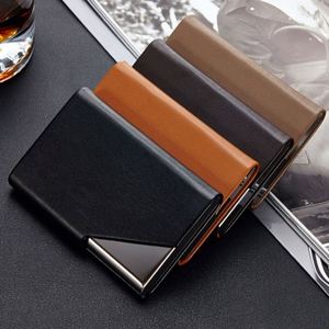 Porte-cartes de visite en cuir léger de haute qualité Maxfree, dernier design personnalisable - Product Image 2