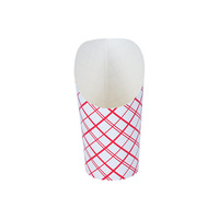 Gobelets écologiques en papier kraft pour gaufres aux œufs, charcuterie, popcorn et frites jetables – 12oz, 14oz, 16oz