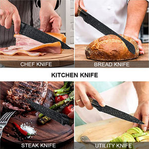 Wholesale Chef <b>Knife</b> Set <b>Knife</b> Set <b>Kitchen</b> Stainless Steel <b>Kitchen</b> <b>Knife</b> with Block <b>Kitchen</b> Items for the Home - Product Image 3