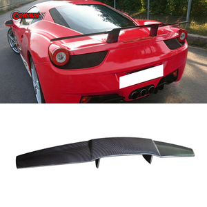 Pièces automobiles en fibre de carbone OEM de qualité supérieure, aileron arrière de course pour Ferrari 458 - Product Image 4