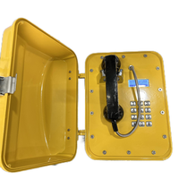 Telepon Anti Ledakan VOIP dengan Layar LCD, Telepon Tahan Api untuk Sistem Komunikasi Pertambangan Bawah Tanah, Telepon Atex