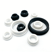 Anillo de Sellado de Cable de Silicona en Forma de T OEM, Protector de Goma Duradero y Elástico, Impermeable para Orificios de Panel y Gestión de Cables