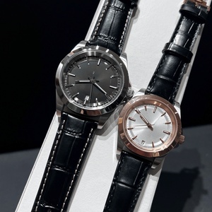 Reloj de Pulsera Automático de Lujo para Parejas, Caja de Acero Inoxidable, Esfera con Diseño de Rayos de Sol, Visualización de Fecha, Diseño Clásico para Uso Diario, Longines - Product Image 6