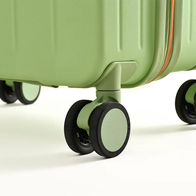 Goby London tas perjalanan koper bagasi troli ritsleting kapasitas besar kunci TSA koper keras untuk bagasi perjalanan