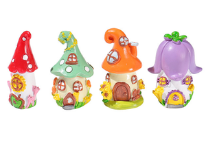 Mini Castello delle Fiabe <span class=keywords><strong>in</strong></span> Resina, Statuetta Decorativa Creativa per Micro Paesaggi da Tavolo - Product Image 2