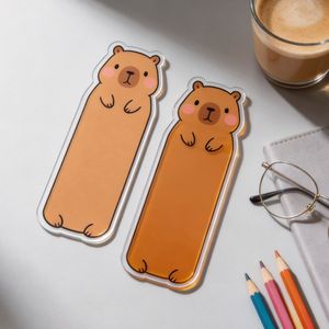 Spot wholesale acrylic capybara <b>Bookmark</b> Book Reading Mark <b>bookmark</b> card <b>gift</b> promotional <b>gifts</b> - Product Image 2