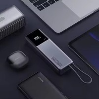 Batterie externe 165W 10000mAh avec affichage numérique, plusieurs ports USB, station de charge de voyage pour téléphone