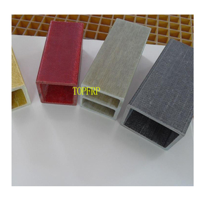Perfil Rectangular de Fibra de Vidrio, Perfil FRP, Perfil GFRP, para Soporte de Techos en Edificios - Product Image 1