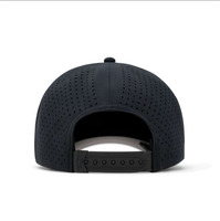 Gorra de Béisbol Personalizada al por Mayor de 5 Paneles con Logotipo de Goma PVC, Impermeable, con Orificios Cortados con Láser, para Pesca al Aire Libre, Verano, Juvenil