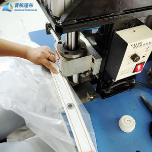 Bâche transparente en PVC tissé enduit, anti-UV, extensible, imperméable, 400g/m², pour la construction, le <span class=keywords><strong>camping</strong></span>, les voitures et les tentes - Product Image 2