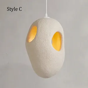 Hiện Đại Wabi Sabi Treo Đèn Led Đèn Chùm Trần Trong Nhà Thiết Kế Nhà Bếp Ăn Lịch Thi Đấu Mặt Dây Chuyền Đèn Cho Phòng Khách - Product Image 5