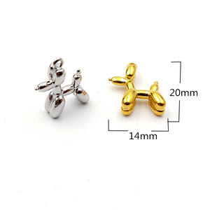 थोक पुरुषों और महिलाओं के स्टेनलेस स्टील कुत्ते पेलेंट हार सोने की प्लेटिंग चेन प्रकार के साथ फैशनेबल पशु गहने - Product Image 4