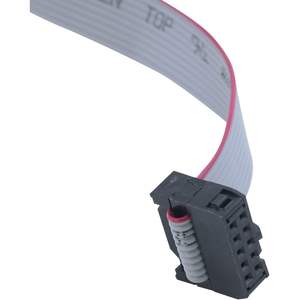 Antrader - Conector de cable plano IDC de 10 pines, 2x5 F F, 30 cm, para monitor, cable de datos de alta velocidad - Product Image 1