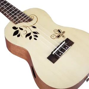 Walter Spruce plywood 23 inch for Beginners Starter Adults Kit Ukulele Support Logo Customization