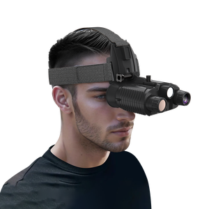충전식 야간 투시경 고글 헤드 장착 4k 야간 투시경 쌍안경 사냥 용 전술 조명이있는 성인용 - Product Image 6